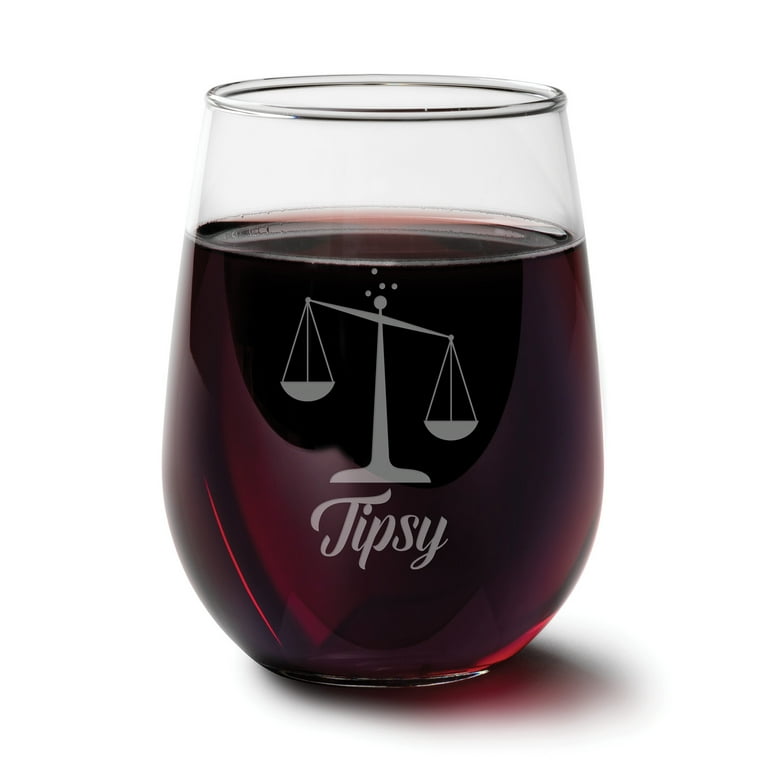Tipsy Stemless Wine Glass