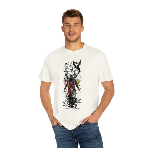 TipsyBee Assassin Garment-Dyed T-shirt, Sizes S-3XL