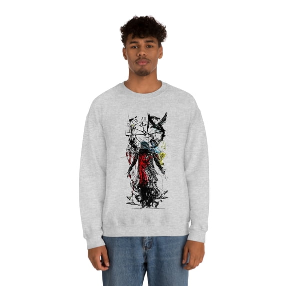 TipsyBee Assassin Unisex Heavy Blend Crewneck Sweatshirt, Sizes S-5XL