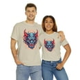 thumbnail image 1 of TipsyBee Oni Mask Unisex Heavy Cotton Tee, 1 of 1