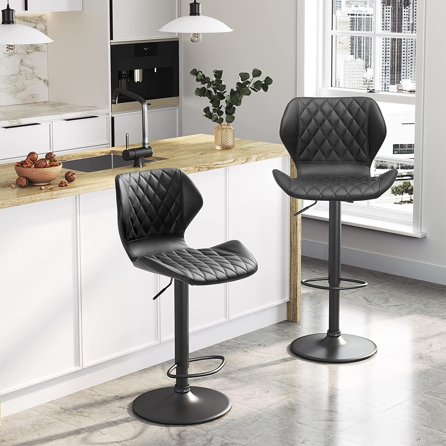 Adjustable breakfast bar discount stools