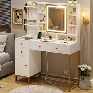 Tiptiper Black Vanities in Makeup Vanities Walmart