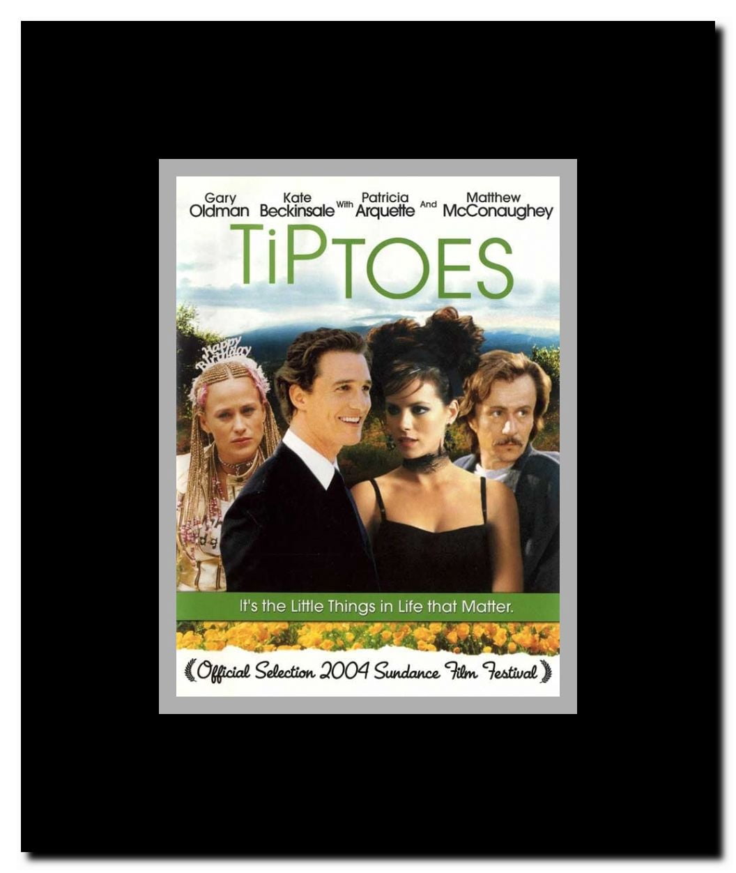 Tiptoes Framed Movie Poster