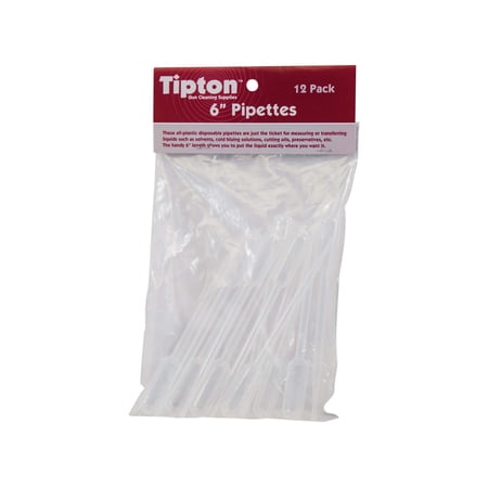 Tipton Pipettes, 6" (Per 12)