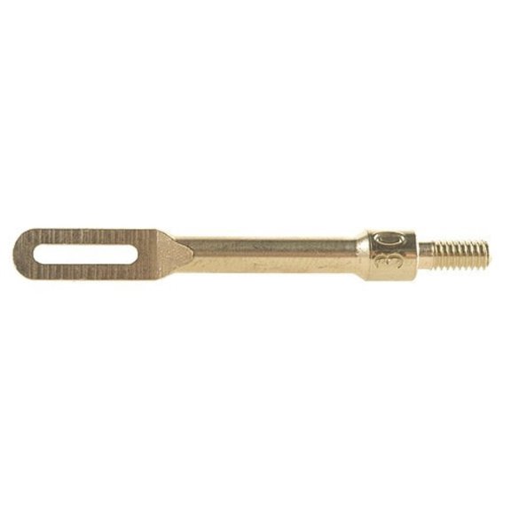 Tipton Slotted Tip Gun Cleaning Jag 30 to 338 Caliber 8-32 Male Thread Brass