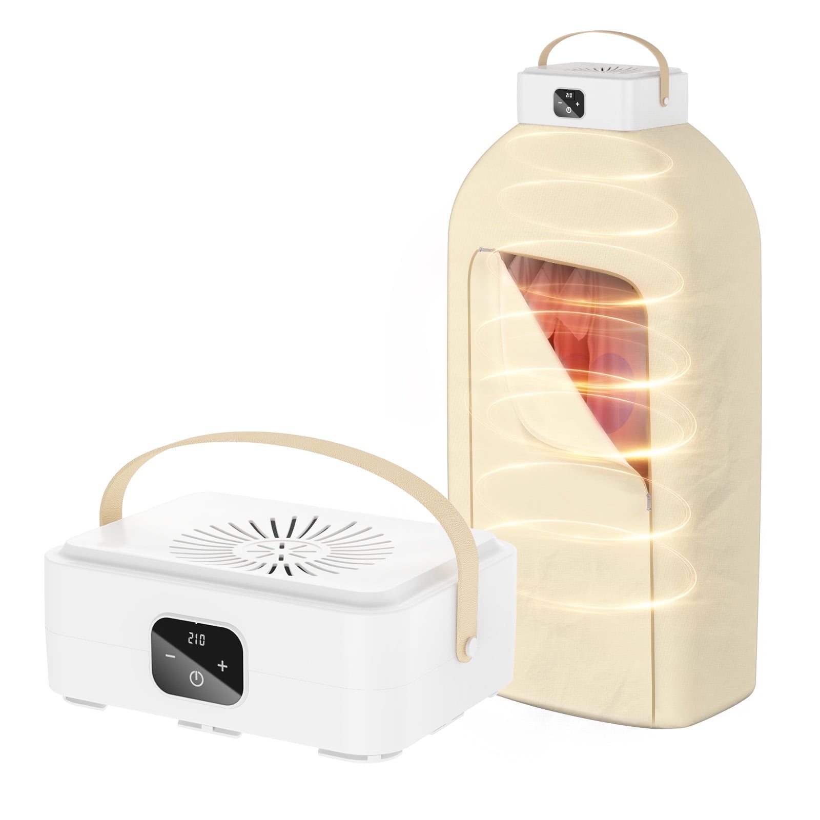 Tiptop Home Portable Clothes Dryer, Foldable Electric Mini Drying Machine with Dry Bag and Remote Control