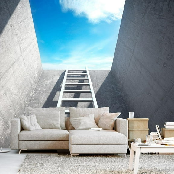 Tiptophomedecor 3D Illusion Wallpaper Wall Mural - Escape To The Sky