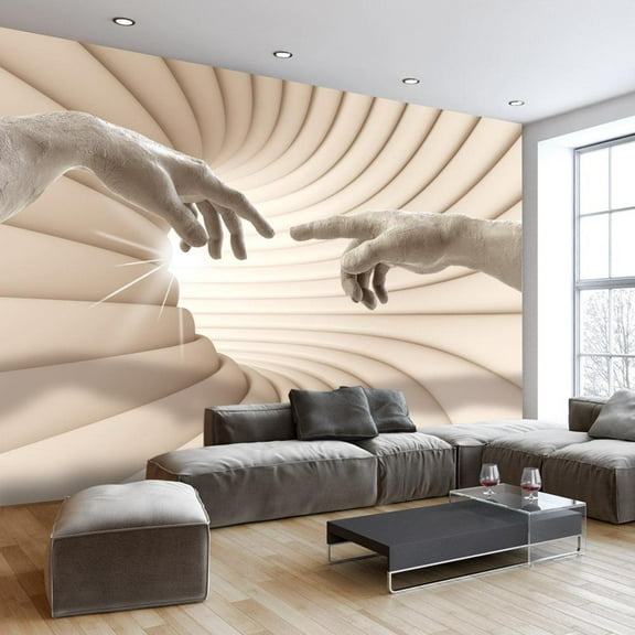 Tiptophomedecor 3D Illusion Wallpaper Wall Mural - Follow The Light