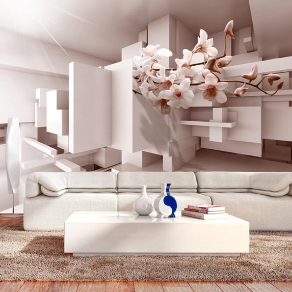 Tiptophomedecor 3D Illusion Wallpaper Wall Mural - Garden Of Future