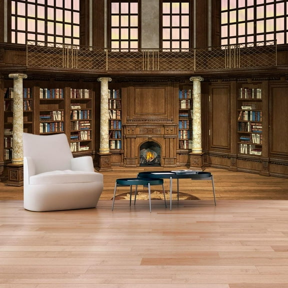 Tiptophomedecor 3D Illusion Wallpaper Wall Mural - Library Of Dreams