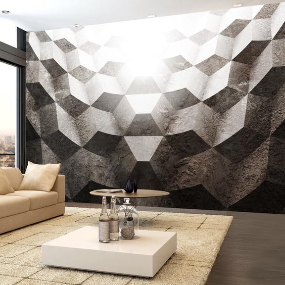 Tiptophomedecor 3D Illusion Wallpaper Wall Mural - Light In The Tunnel