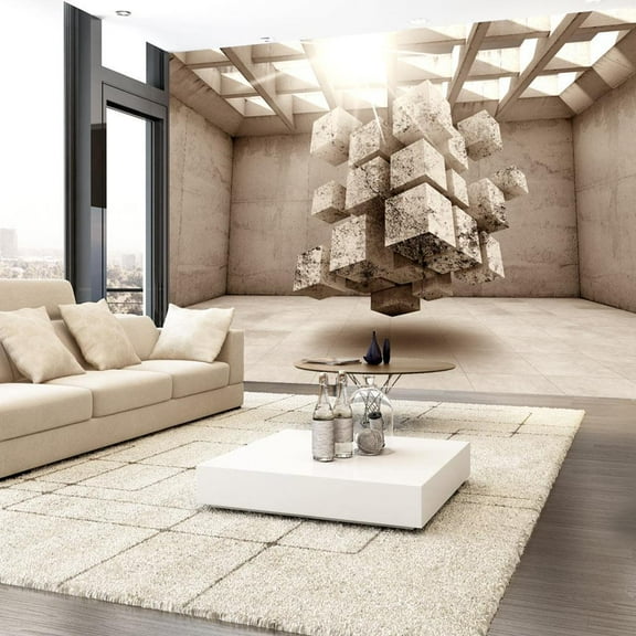 Tiptophomedecor 3D Illusion Wallpaper Wall Mural - Prison Of The Space