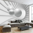 thumbnail image 1 of Tiptophomedecor 3D Illusion Wallpaper Wall Mural - Race Through The Tunnel, 1 of 4