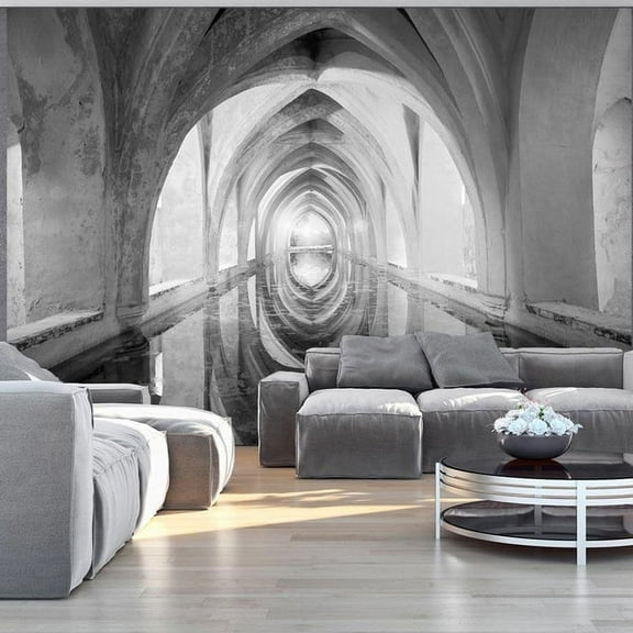 Tiptophomedecor 3D Illusion Wallpaper Wall Mural - Secret Passage