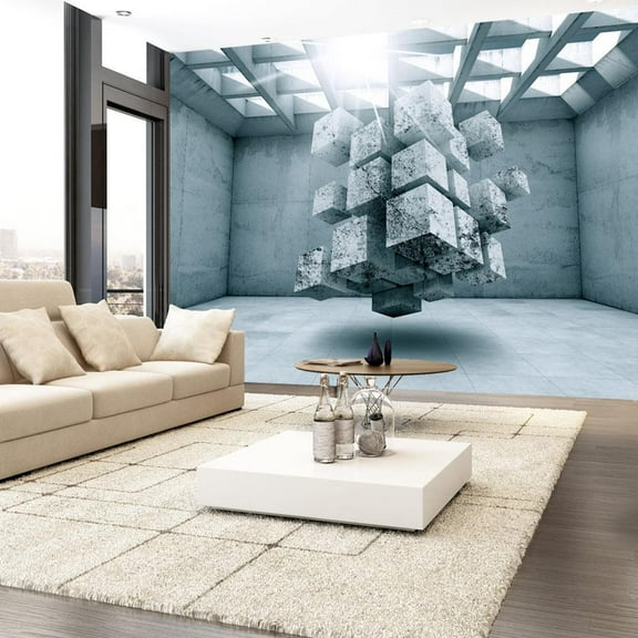 Tiptophomedecor 3D Illusion Wallpaper Wall Mural - Trapped In Space