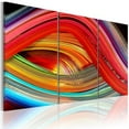 thumbnail image 1 of Tiptophomedecor Abstract Canvas Wall Art - An Abstract Rainbow - Stretched & Framed Ready To Hang Art, 1 of 3