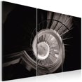 thumbnail image 1 of Tiptophomedecor Abstract Canvas Wall Art - Down A Spiral Staircase - Stretched & Framed Ready To Hang Art, 1 of 3