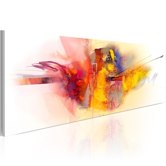 Tiptophomedecor Abstract Canvas Wall Art - Dragon'S Fire - Stretched & Framed Ready To Hang Art
