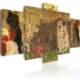 thumbnail image 1 of Tiptophomedecor Abstract Canvas Wall Art - Klimt'S Muses - Stretched & Framed Ready To Hang Art, 1 of 4