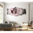 thumbnail image 1 of Tiptophomedecor Abstract Canvas Wall Art - Pink Depth - Stretched & Framed Ready To Hang Art, 1 of 5