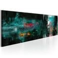 thumbnail image 1 of Tiptophomedecor Abstract Canvas Wall Art - Turquoise Power - Stretched & Framed Ready To Hang Art, 1 of 3