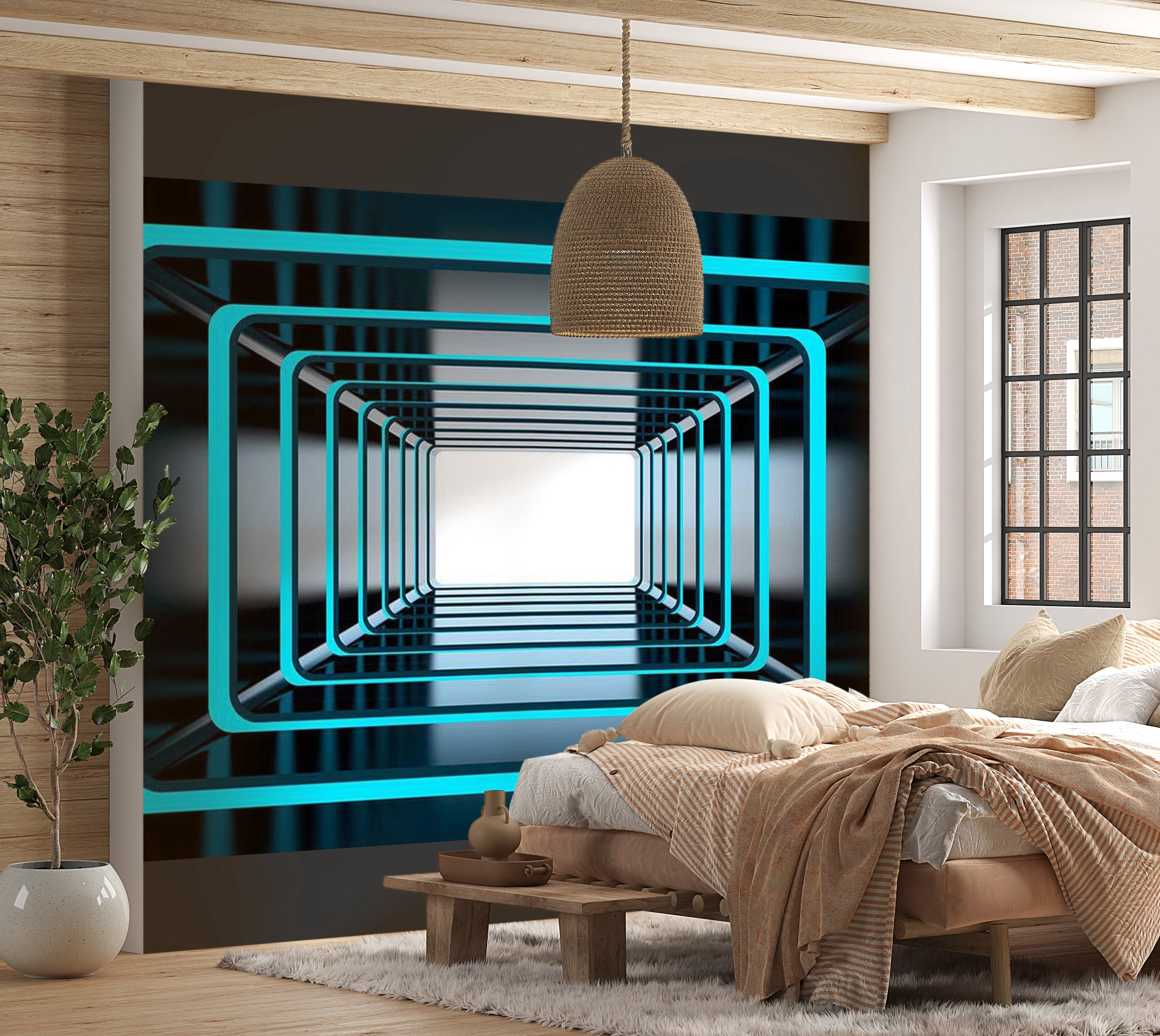 Tiptophomedecor Abstract Wallpaper Wall Mural - Another Dimension ...