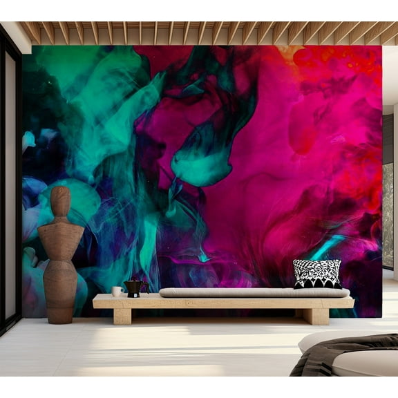 Tiptophomedecor Abstract Wallpaper Wall Mural - Color Madness