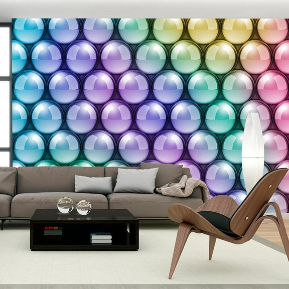 Tiptophomedecor Abstract Wallpaper Wall Mural - Colorful Vertigo