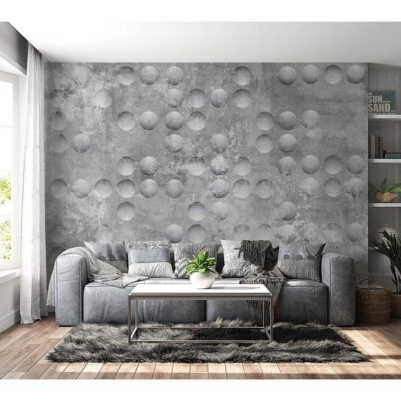 Tiptophomedecor Abstract Wallpaper Wall Mural - Dancing Bubbles