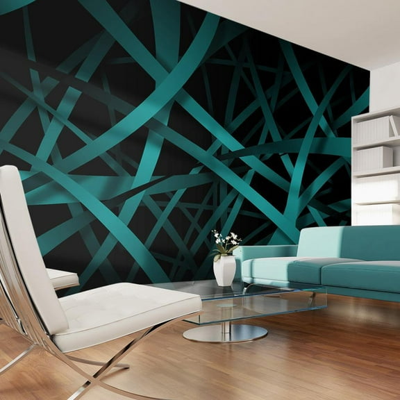Tiptophomedecor Abstract Wallpaper Wall Mural - Dark Background