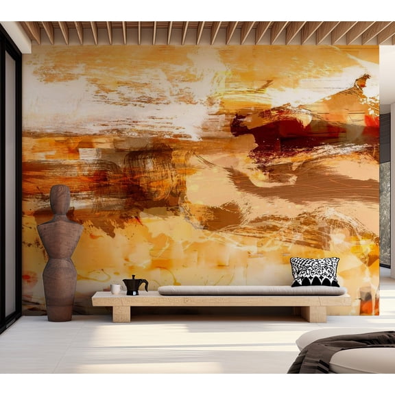 Tiptophomedecor Abstract Wallpaper Wall Mural - Desert Storm