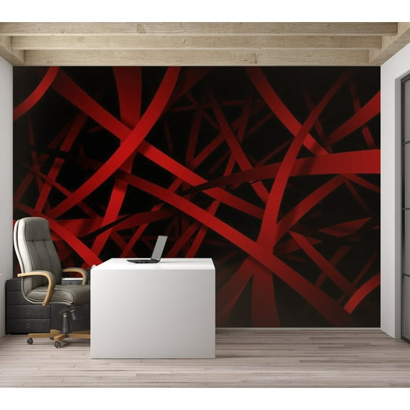 Tiptophomedecor Abstract Wallpaper Wall Mural - Fear Of The Dark