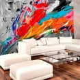 thumbnail image 1 of Tiptophomedecor Abstract Wallpaper Wall Mural - Fiery Bird, 1 of 4
