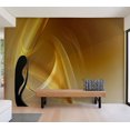 thumbnail image 1 of Tiptophomedecor Abstract Wallpaper Wall Mural - Gold Fractal Background, 1 of 7