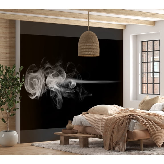 Tiptophomedecor Abstract Wallpaper Wall Mural - Rose Smoke