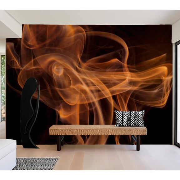 Tiptophomedecor Abstract Wallpaper Wall Mural - Smoke Art