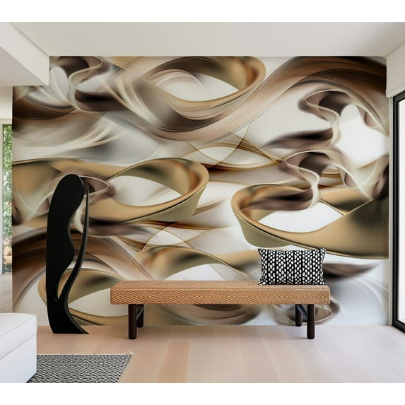 Tiptophomedecor Abstract Wallpaper Wall Mural - Twisted World