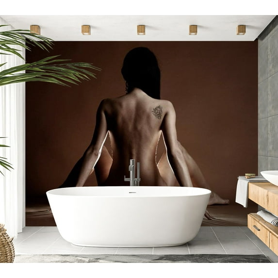 Tiptophomedecor Abstract Wallpaper Wall Mural - Woman With Tattoo