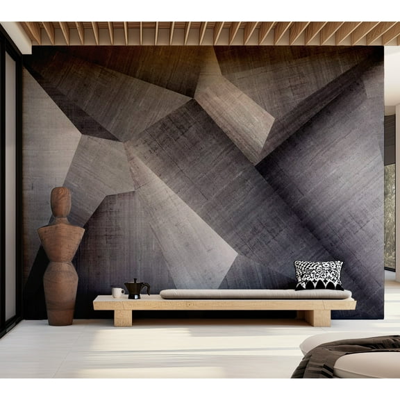 Tiptophomedecor Background & Patterns Wallpaper Wall Mural - Abstract Concrete Blocks