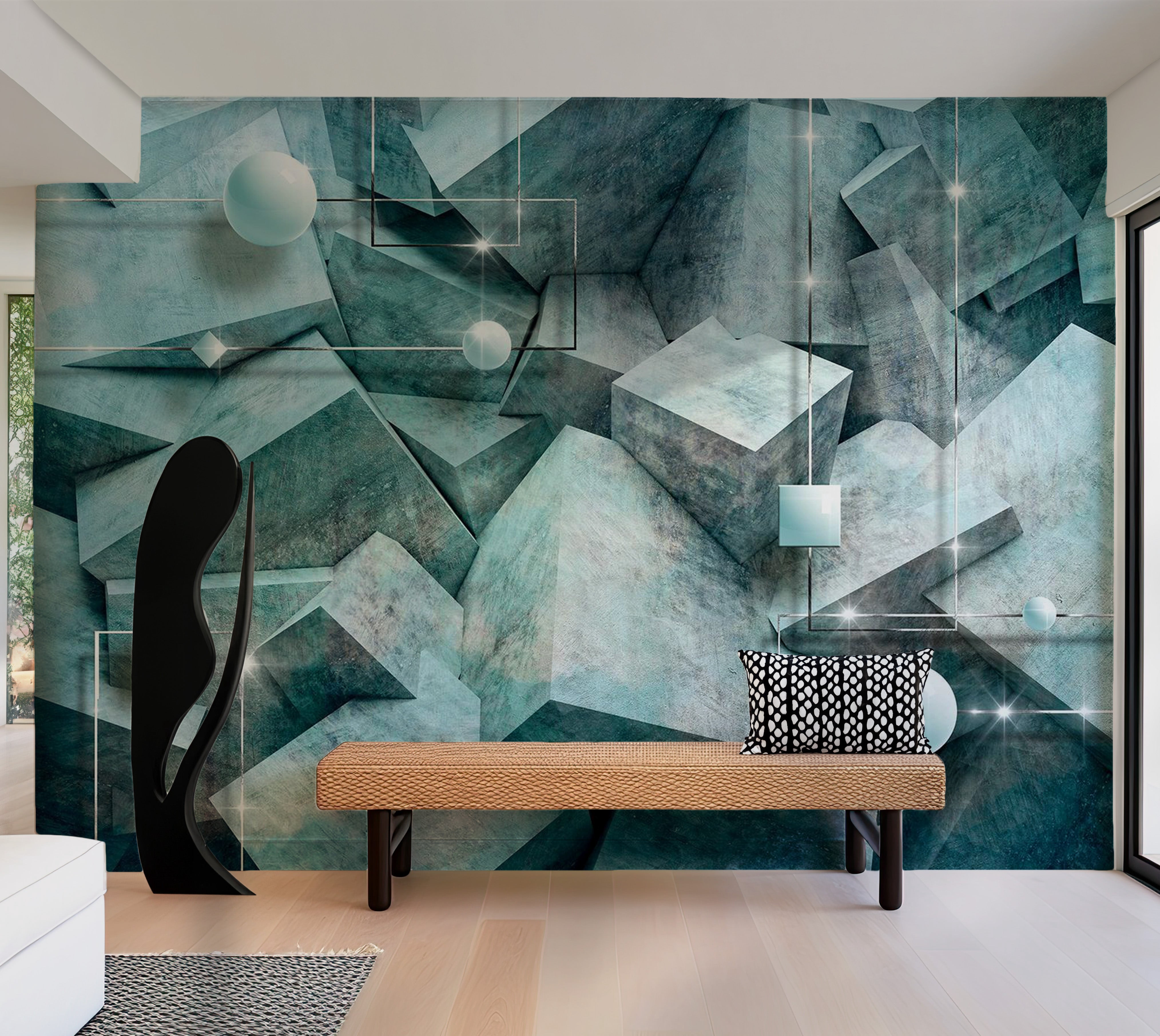 Tiptophomedecor Background & Patterns Wallpaper Wall Mural - Concrete ...