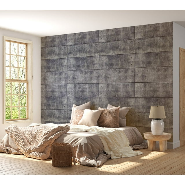 Tiptophomedecor Background & Patterns Wallpaper Wall Mural - Concrete Fortress