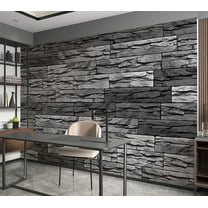 Tiptophomedecor Background & Patterns Wallpaper Wall Mural - Concrete Slate Tiles