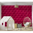 thumbnail image 1 of Tiptophomedecor Background & Patterns Wallpaper Wall Mural - Fuchsia Chesterfield Pattern, 1 of 8