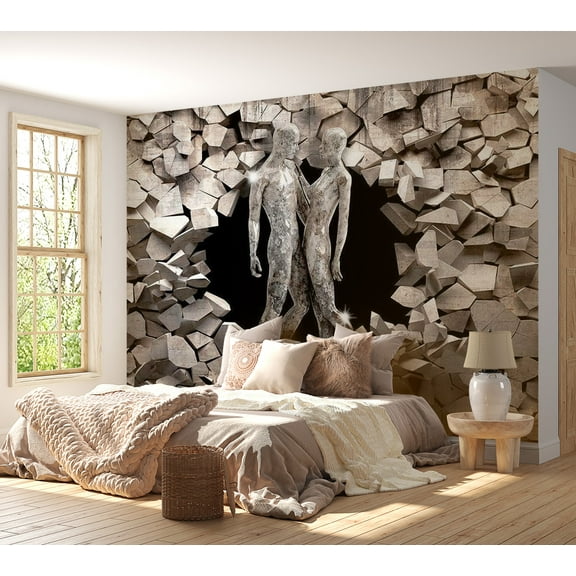 Tiptophomedecor Background & Patterns Wallpaper Wall Mural - Love Made Of Stone