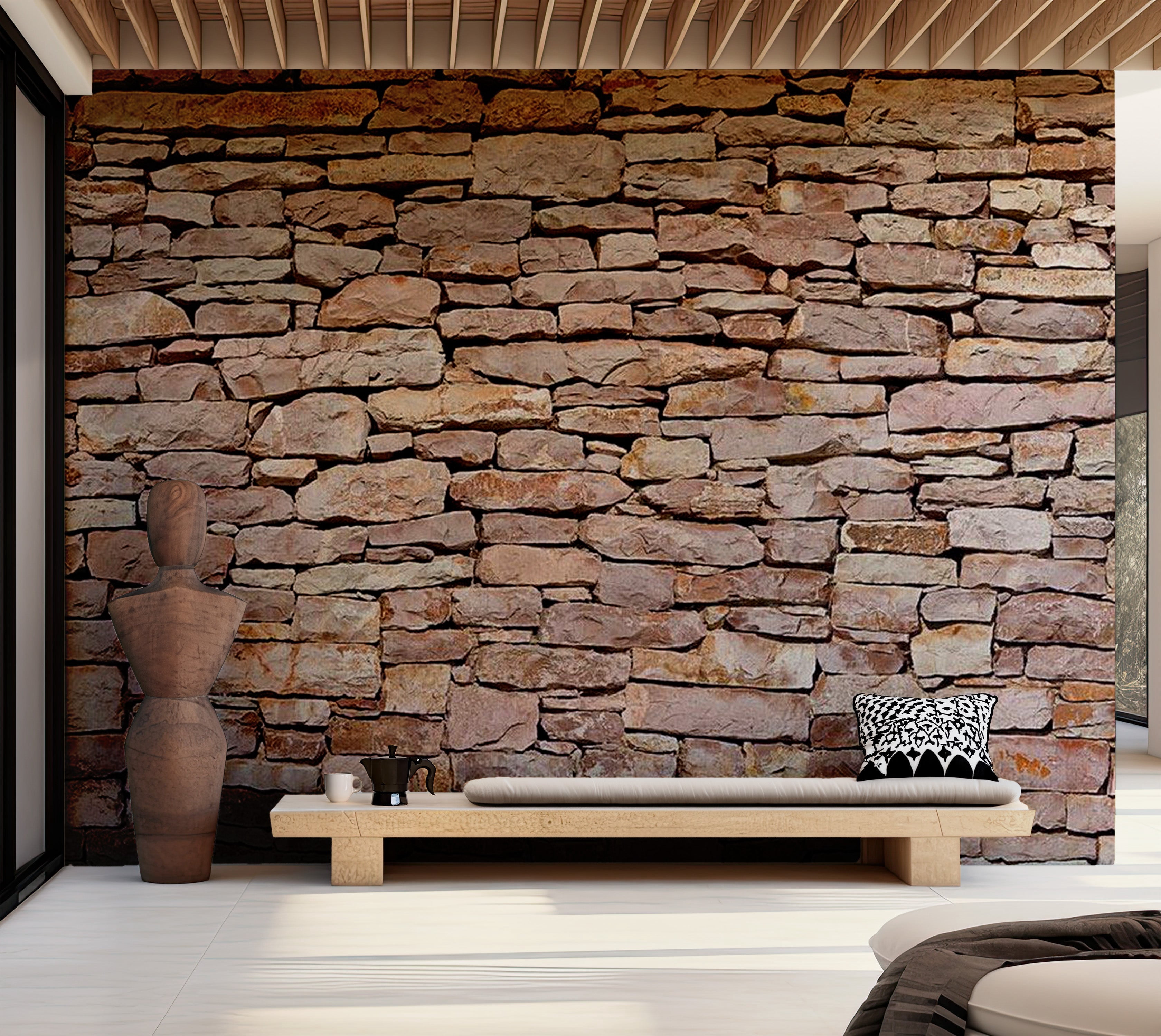 Tiptophomedecor Background & Patterns Wallpaper Wall Mural - Natural ...