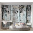 thumbnail image 1 of Tiptophomedecor Background & Patterns Wallpaper Wall Mural - Nature On Light Blue Wood, 1 of 8