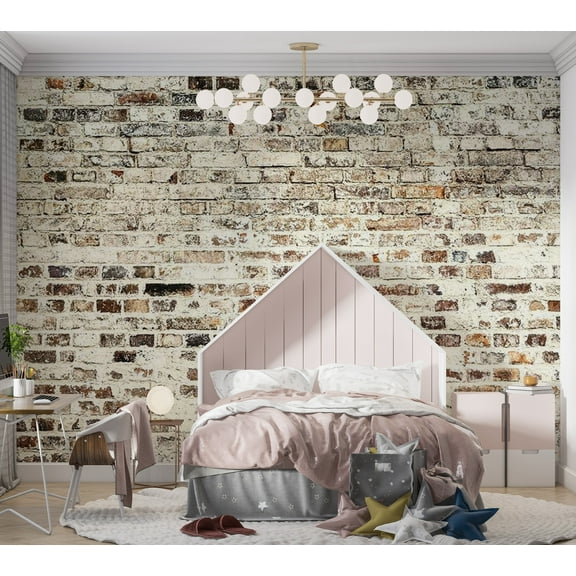 Tiptophomedecor Background & Patterns Wallpaper Wall Mural - Old Factory Brick Wall