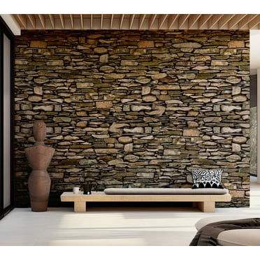 Tiptophomedecor Background & Patterns Wallpaper Wall Mural - Old Fortress Brick Wall