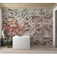 thumbnail image 1 of Tiptophomedecor Background & Patterns Wallpaper Wall Mural - Old House Brick Wall, 1 of 8