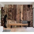 thumbnail image 1 of Tiptophomedecor Background & Patterns Wallpaper Wall Mural - Old Wooden Barn Planks, 1 of 8